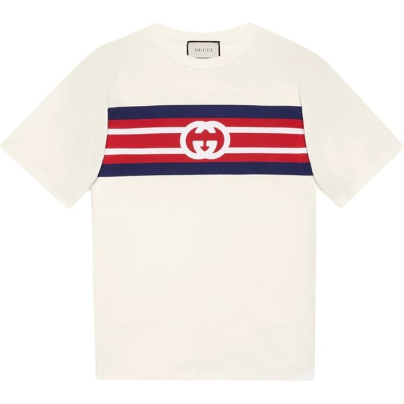 Gucci Interlocking GG striped T-shirt
